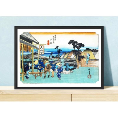 Totsuka Station (5thth on Tokaido, Archival Inkjet Reproduction)